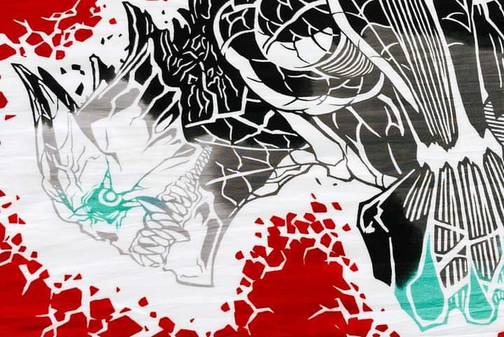 ◎怪獣8号手ぬぐい!!: 注染工房制作実績のご紹介